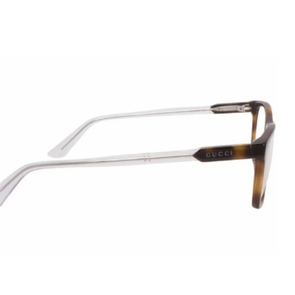 NEW GUCCI GG0490O 003 EYEGLASSES GUCCI GG0490O BROWN CLEAR EYEWEAR - Picture 5 of 6